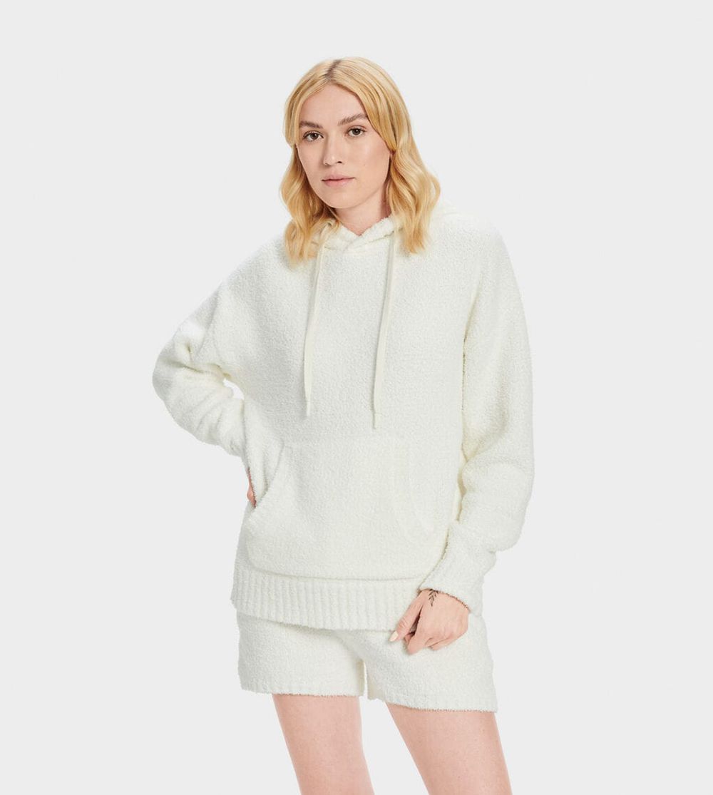 Ugg Hoodie Womens - Ugg Asala White - 423HSUYQE